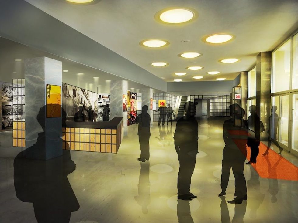 Kodak expereince center Lobby design by jra