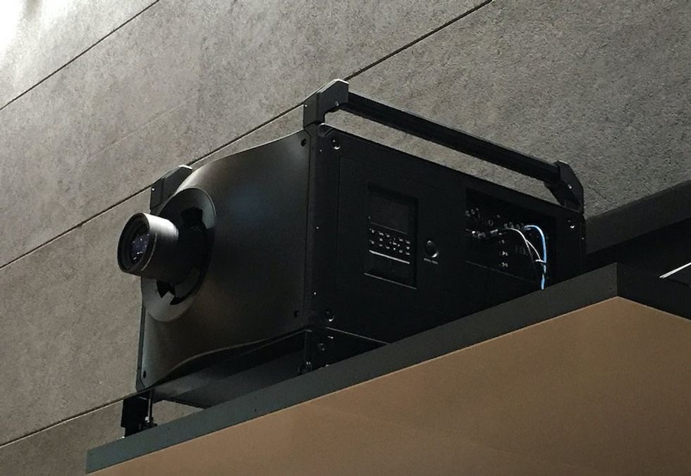 Kogakuin University Kinetic Wall Christie D4K40-RGB