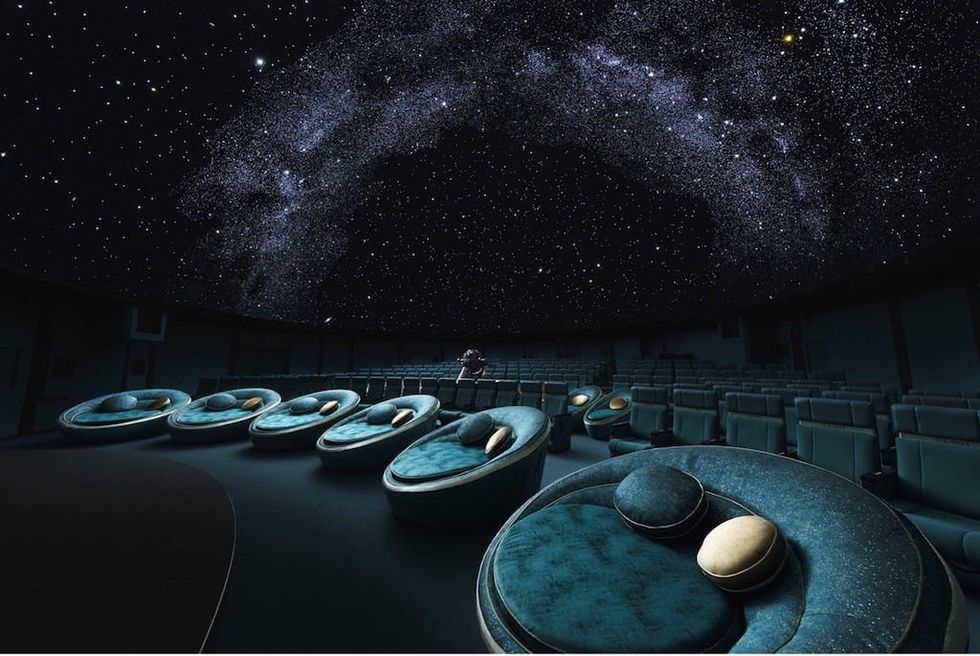 Konica Minolta Planetarium attraction in Tokyo