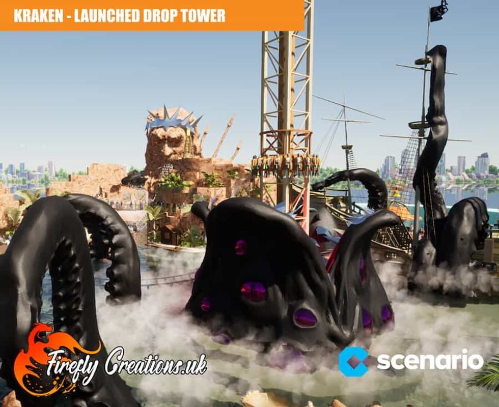 KRAKEN COVE_drop tower