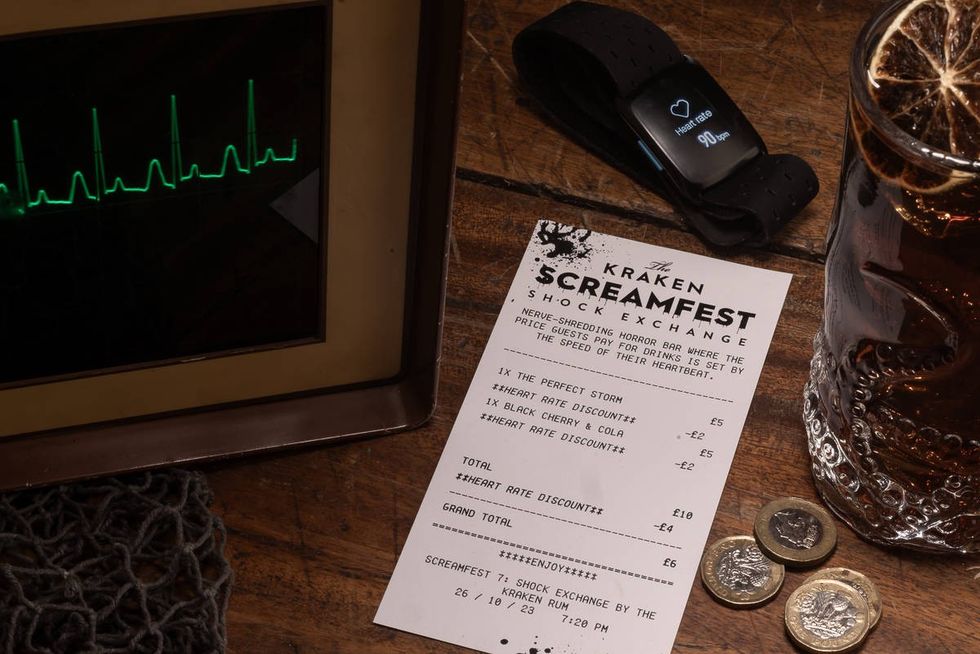 kraken rum halloween horror bar