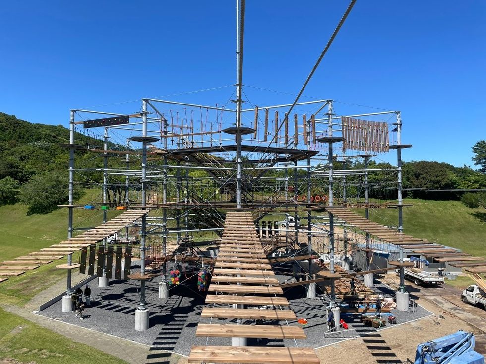 KristallTurm high ropes bridge combination