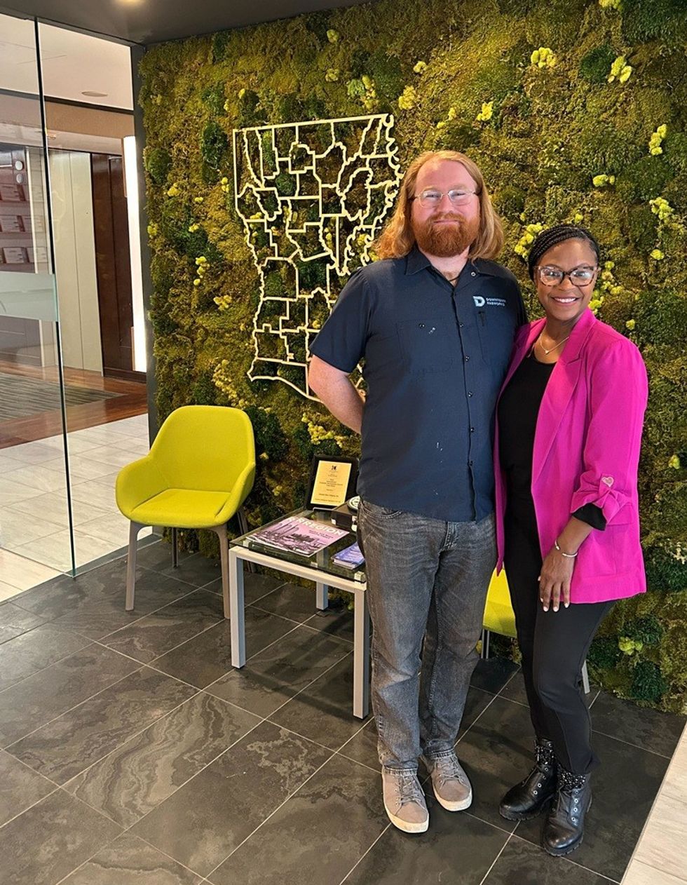 Kyle Salzman and Essence Banks