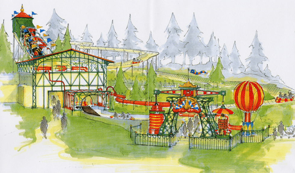 L'Oxygénarium Parc Astérix - with Farmer Studios design Michel Linet Frion