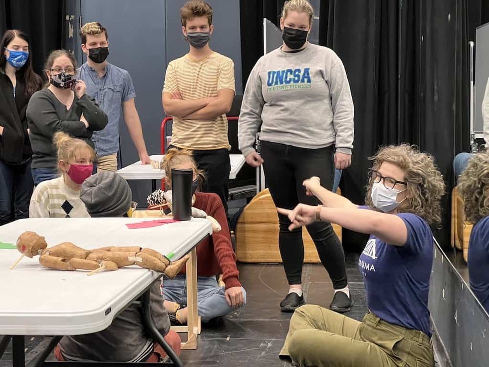 Lacy Campbell puppetry masterclass