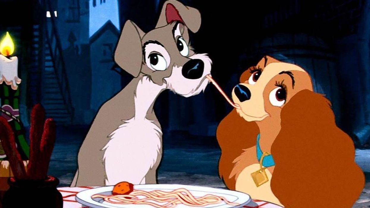 lady and the tramp spaghetti scene