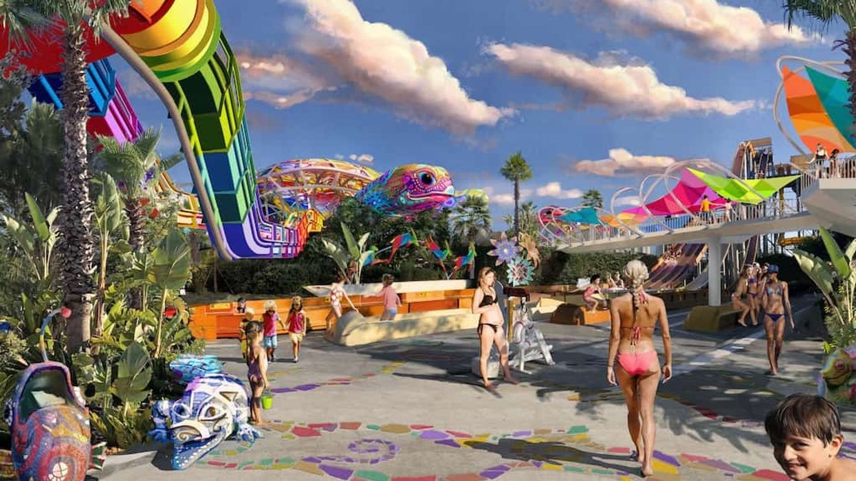 Land of Legends water coaster