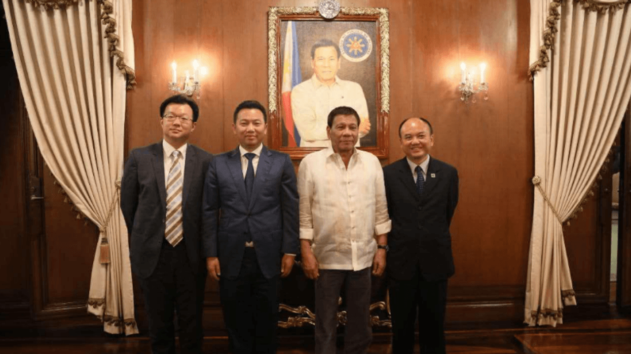 landing international meets president of the philippines