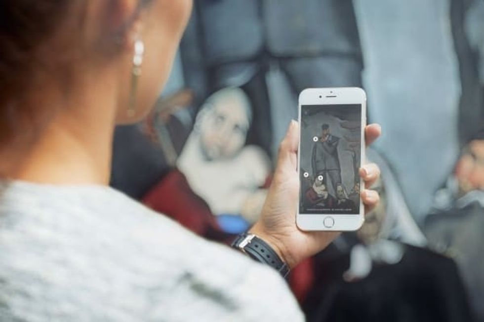 Latvian Nation Museum of Art AR app