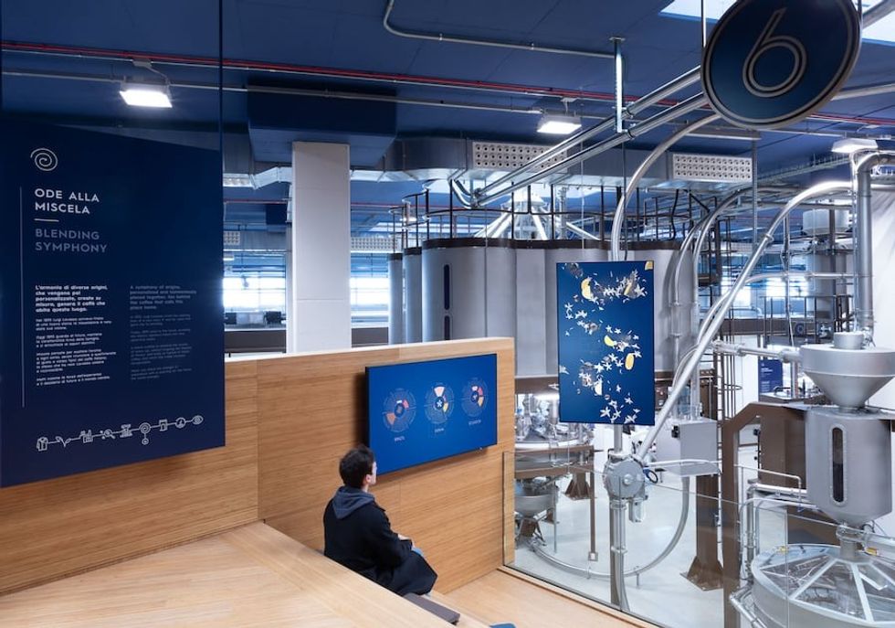 Lavazza factory 1895 tour RAA