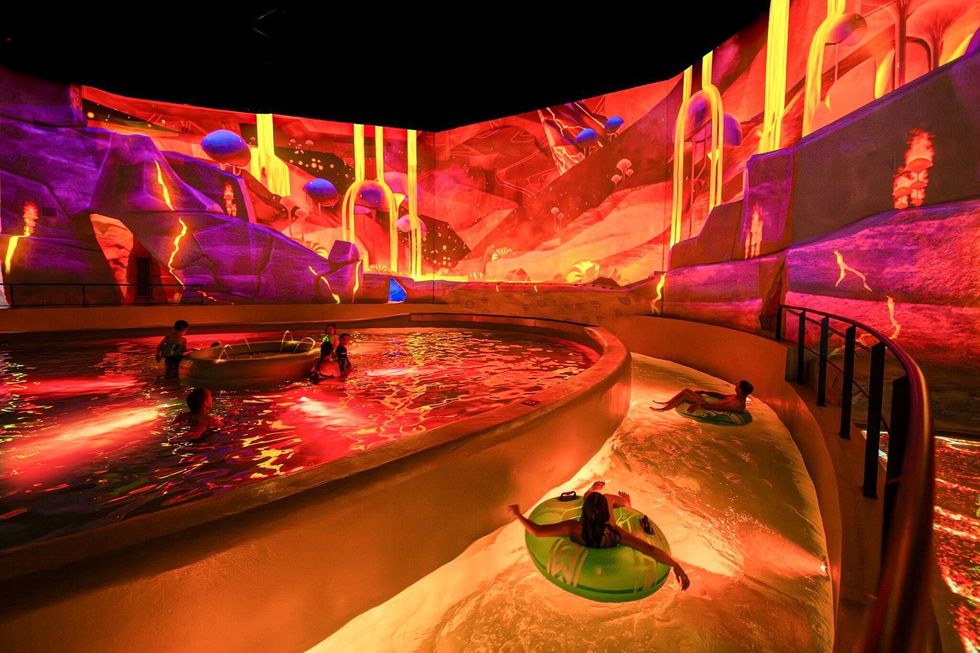 lazy river at Aquascope