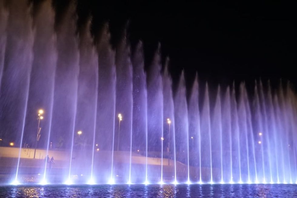 LCI productions SNFCC fountains