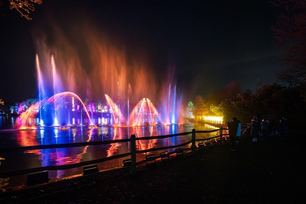 LCI Productions Windsor Great Park Illuminated fountains