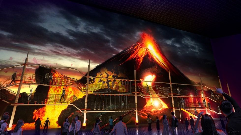Legacy Macau Theme Park Volcano March 2023