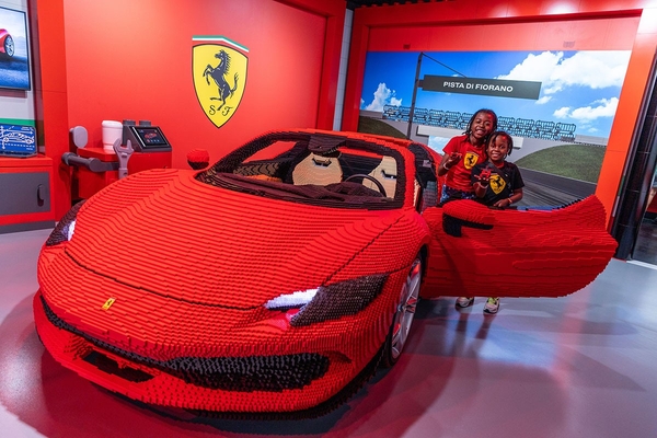 LEGO Ferrari Build and Race at LLFR - blooloop innovation awards