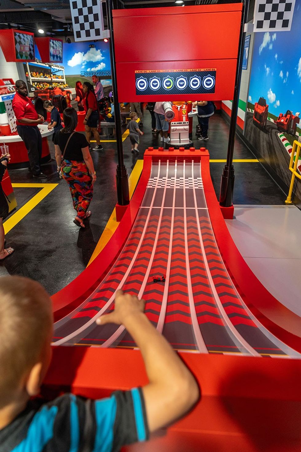 LEGO Ferrari Build and Race at LLFR - blooloop innovation awards