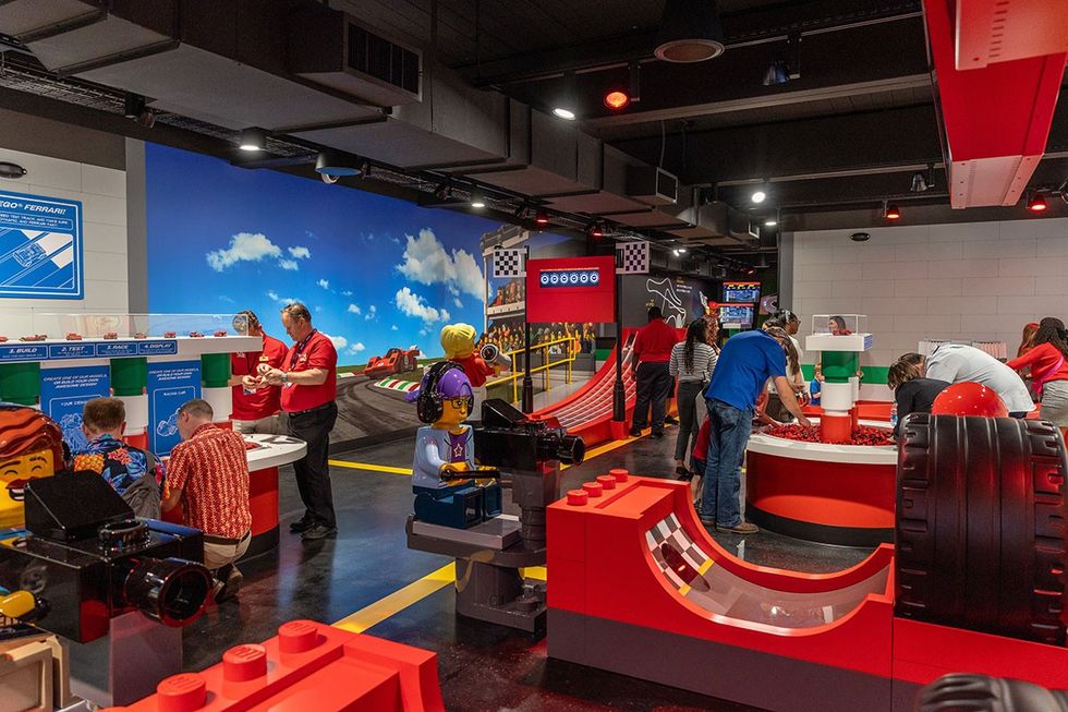 LEGO Ferrari Build and Race at LLFR - blooloop innovation awards