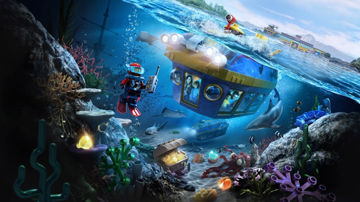 Legoland California new undersea attraction concept art