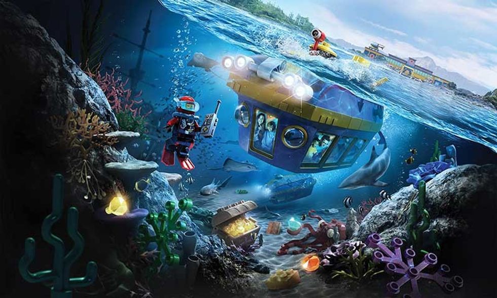 Legoland California open Lego Deep Sea Adventure