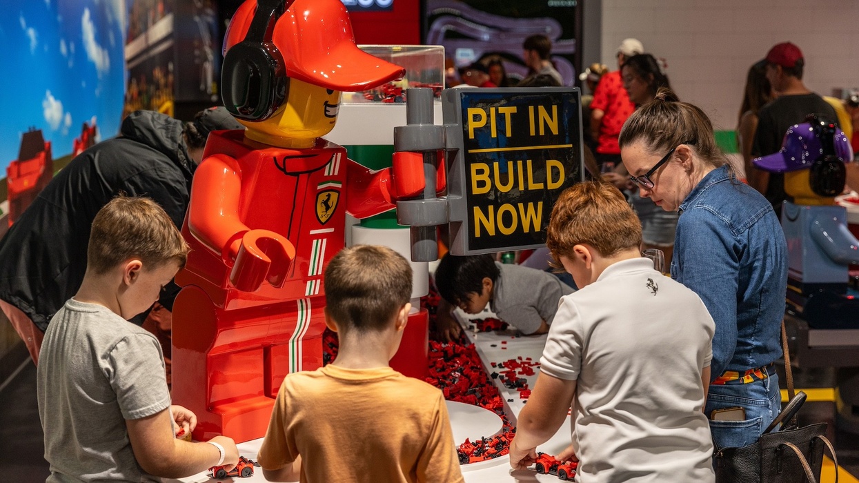 legoland florida build and race ferrari attraction