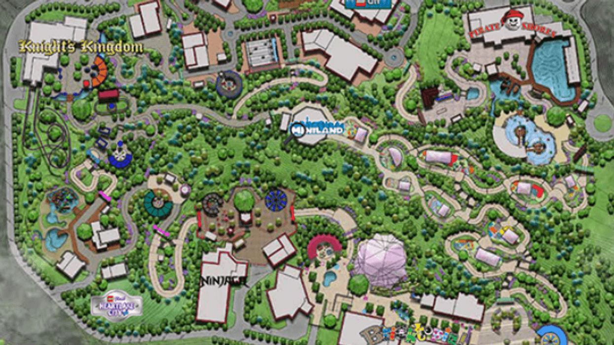 legoland new york map