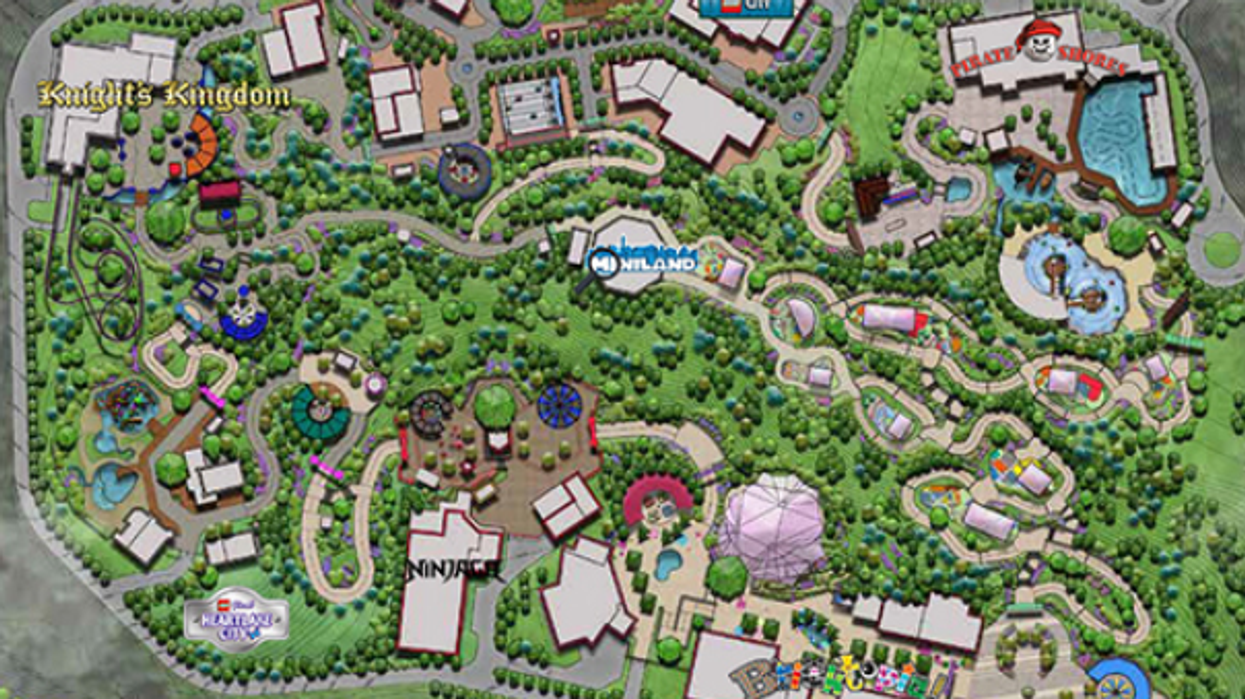 legoland new york map