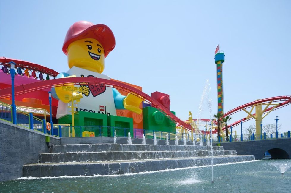 LEGOLAND Shanghai Resort big lego coaster