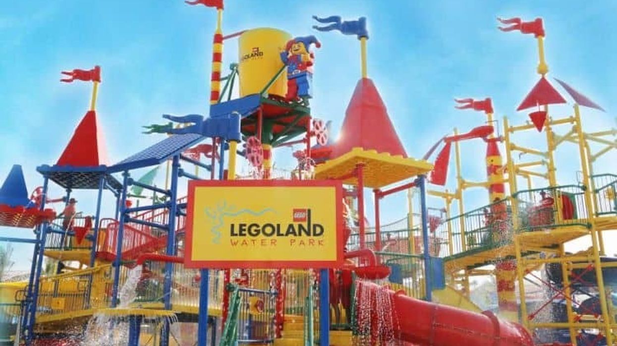 Legoland Water Park Dubai entrance