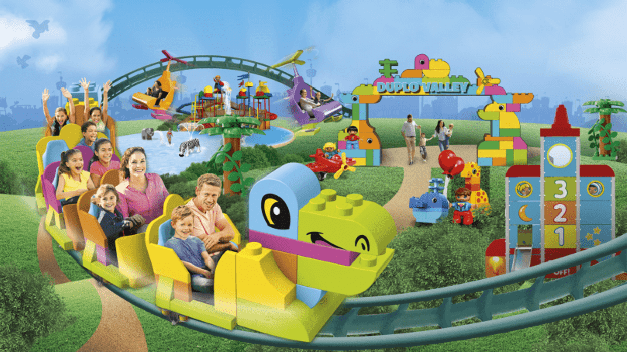 legoland windsor duplo valley dino coaster
