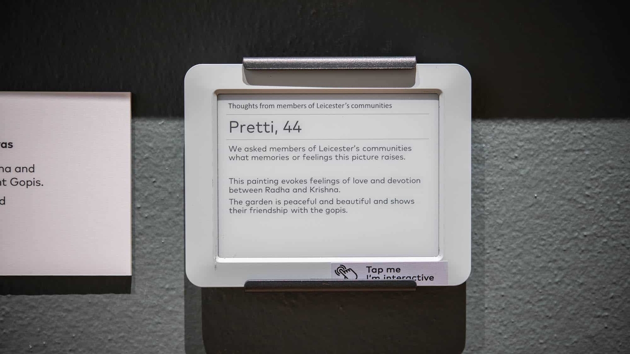 leicester museum art gallery digital labels