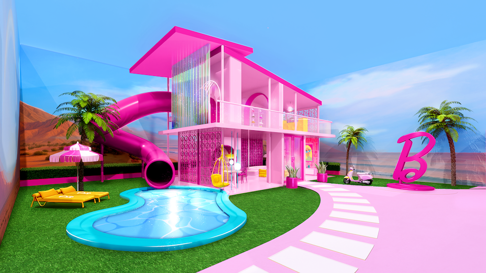 Leisure Expert Group Barbie POV artwork - Dreamhouse exterior