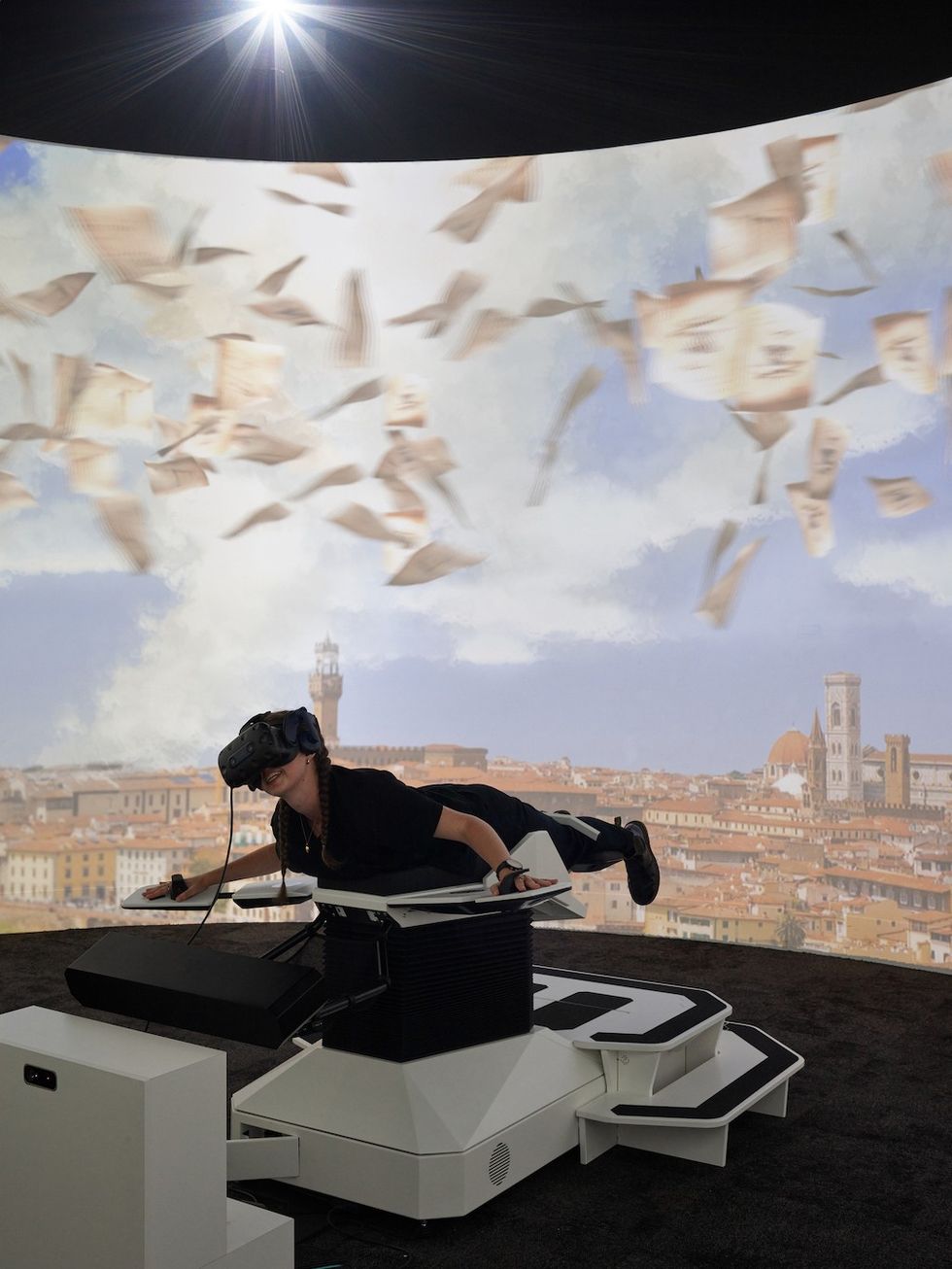 Leonardo da Vinci - 500 Years of Genius - Florence Flyover Technology and immersive art