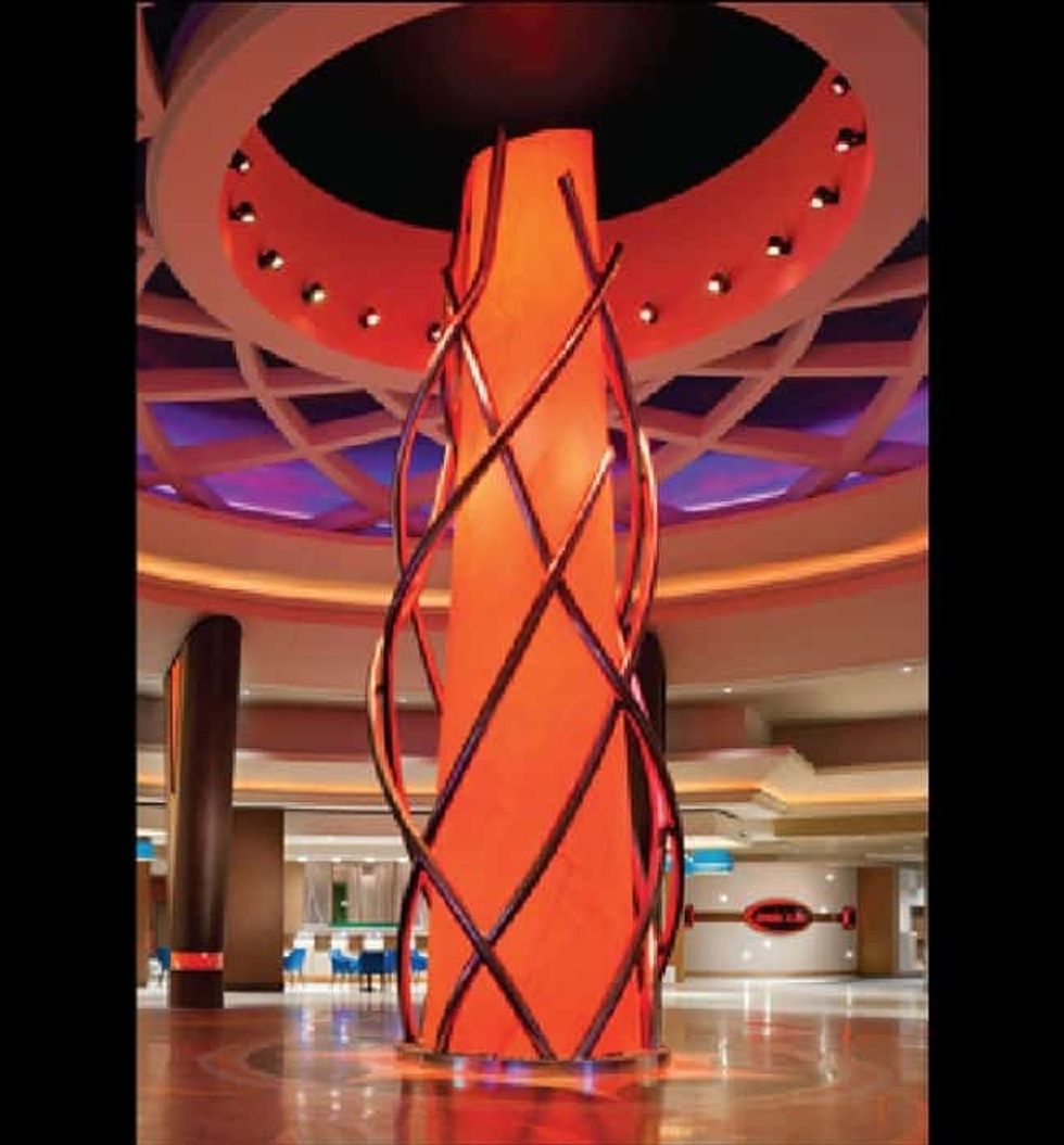Lexington Harrah\u2019s Cherokee Casino pillar