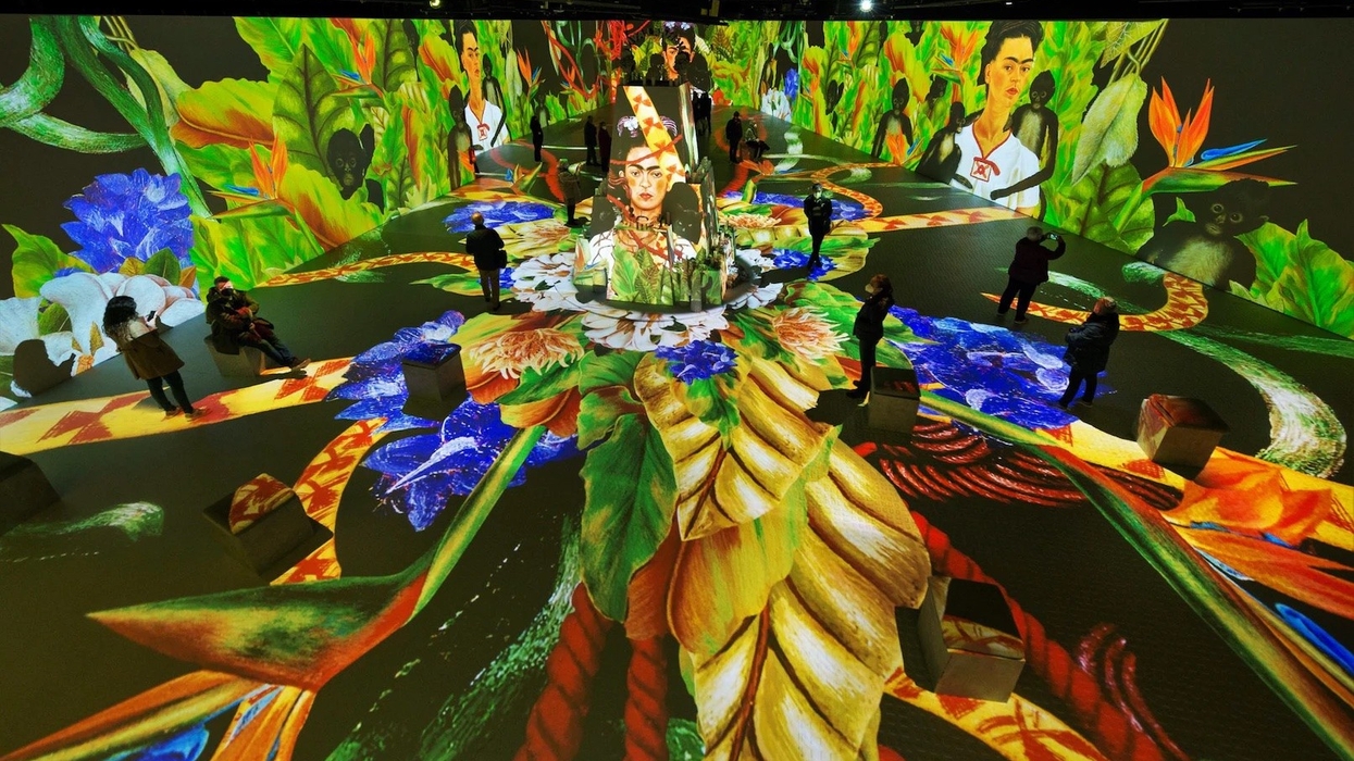 Life and Work of Frida Kahlo colours