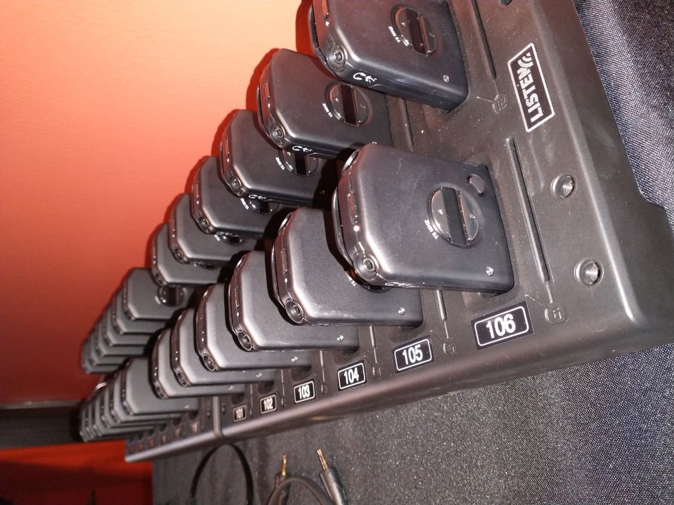 Listen Technologies Lutcher Theatre devices
