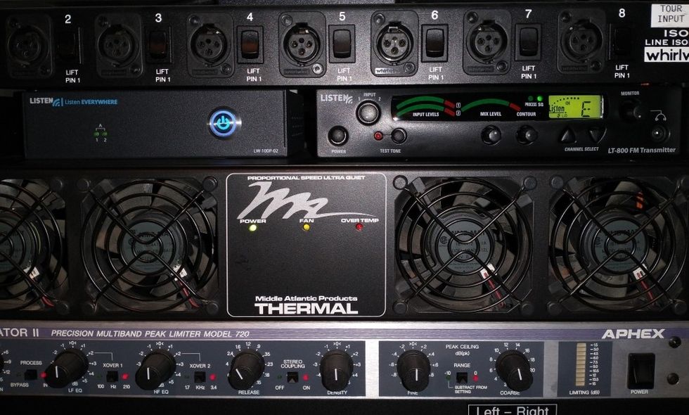 Listen Technologies Lutcher Theatre stack