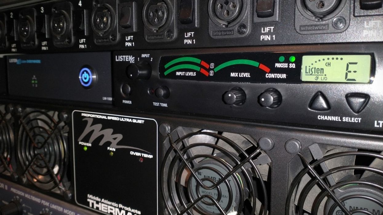 Listen Technologies Lutcher Theatre system