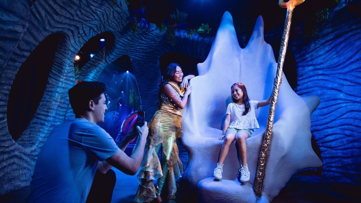little mermaid immersive experience camp
