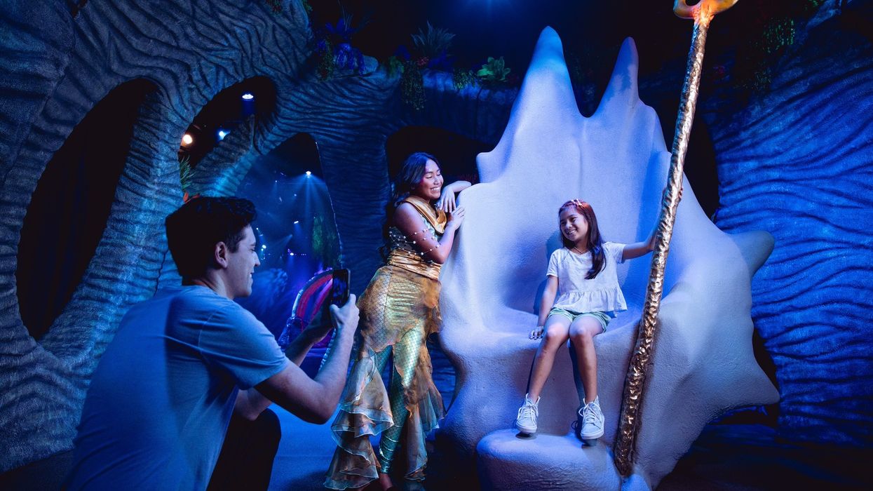little mermaid immersive experience camp
