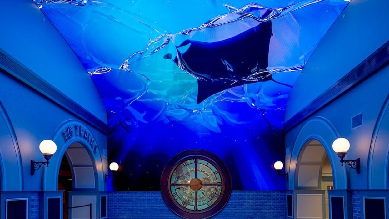 lobby of St. Louis Aquarium at Union Station