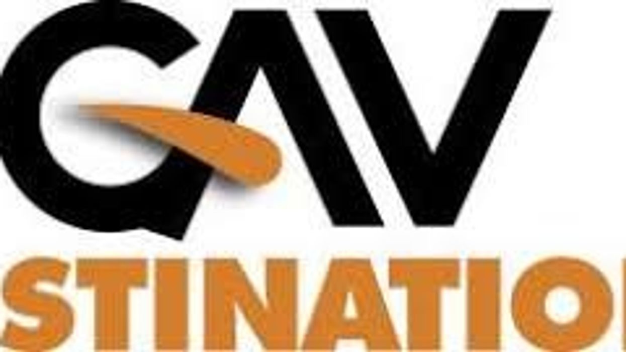 Logo reading "PGAV DESTINATIONS" in black and orange text.