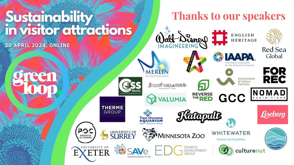 Logos of speakers at greenloop 2024