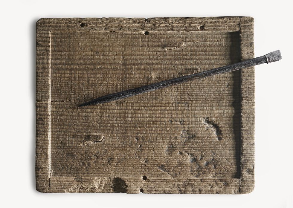 london museum roman writing tablet