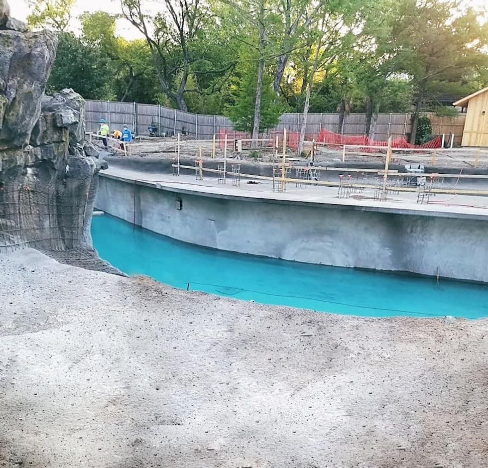 Longhorn Organics Construction underway at Fort Worth Zoo