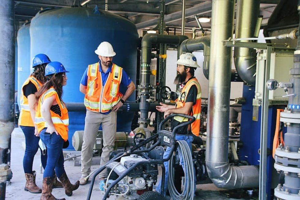 Longhorn Organics team at work