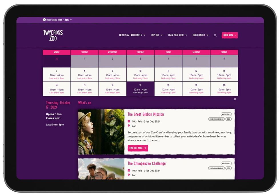 LOOP website platform for attractions by Semantic - blooloop Innovation Awards 2024