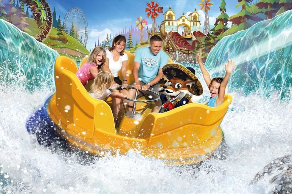 Los Rapidos at Fort Fun, which uses the Convious platform