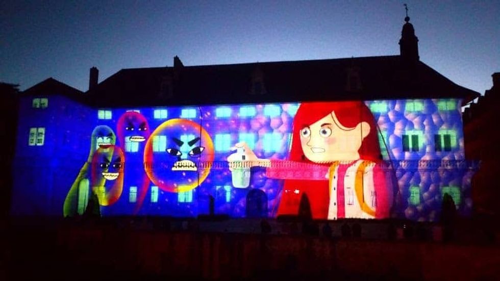 Louis Pasteur show Digital Projection