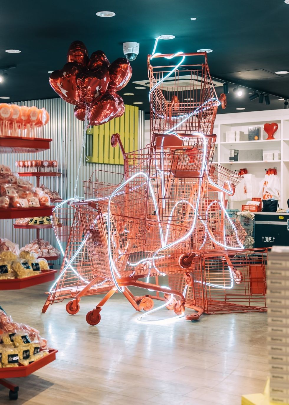 Lumsden Art of Banksy retail trolleys