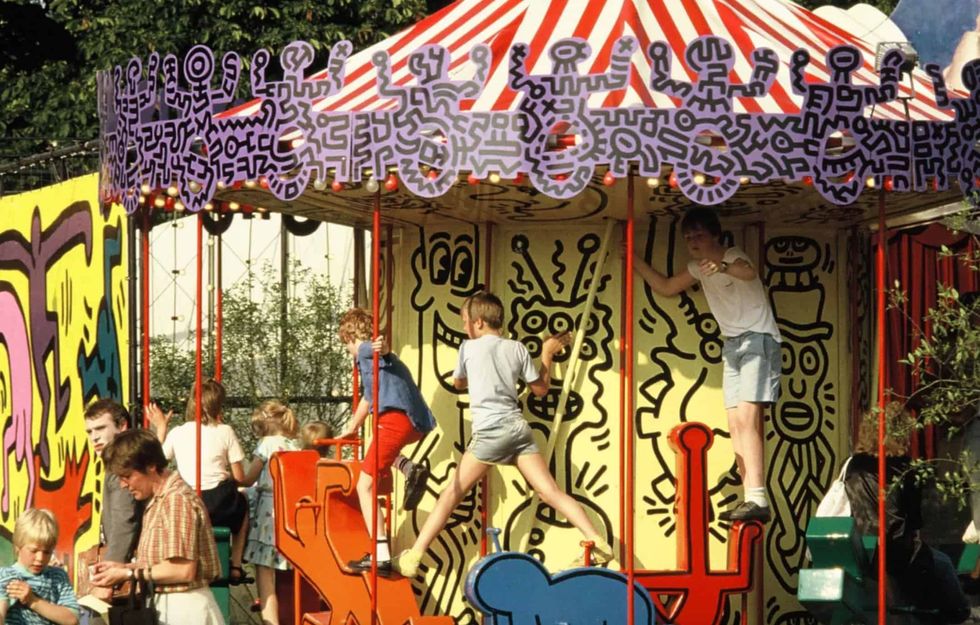 luna luna keith haring carousel visitor attraction trends